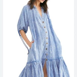 Free People Maya shirt dress